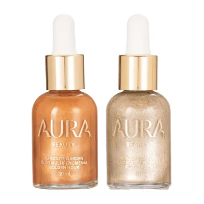 Duo Óleo Multifenomenal Afrodite Garden Aura Beauty 30ml cada